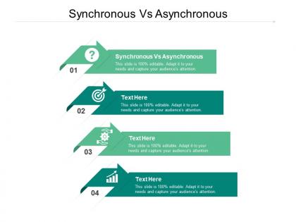Synchronous vs asynchronous ppt powerpoint presentation infographic template layouts cpb