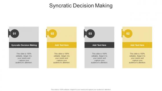 Syncratic Decision Making In Powerpoint And Google Slides Cpb