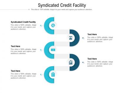 Syndicated credit facility ppt powerpoint presentation infographics clipart cpb