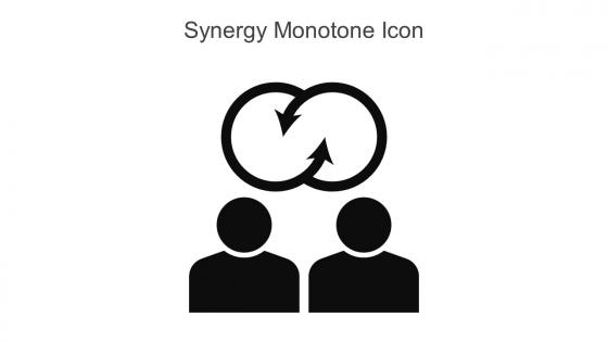Synergy Monotone Icon In Powerpoint Pptx Png And Editable Eps Format