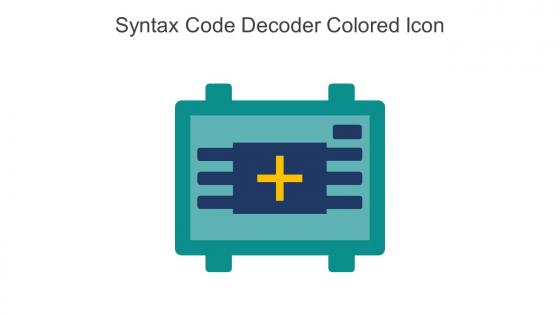 Syntax Code Decoder Colored Icon In Powerpoint Pptx Png And Editable Eps Format