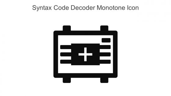 Syntax Code Decoder Monotone Icon In Powerpoint Pptx Png And Editable Eps Format