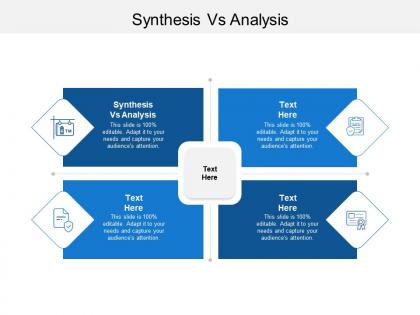 Synthesis vs analysis ppt powerpoint presentation gallery clipart cpb