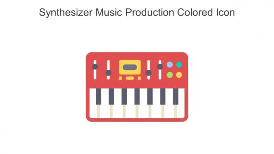 Synthesizer Music Production Colored Icon In Powerpoint Pptx Png And Editable Eps Format