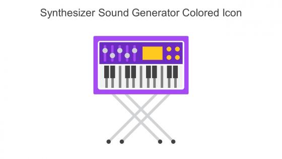 Synthesizer Sound Generator Colored Icon In Powerpoint Pptx Png And Editable Eps Format