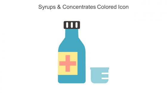 Syrups And Concentrates Colored Icon In Powerpoint Pptx Png And Editable Eps Format