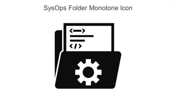 Sysops Folder Monotone Icon In Powerpoint Pptx Png And Editable Eps Format