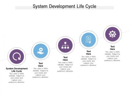 System development life cycle ppt powerpoint presentation gallery clipart cpb