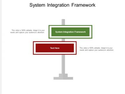 System integration framework ppt powerpoint presentation gallery show cpb