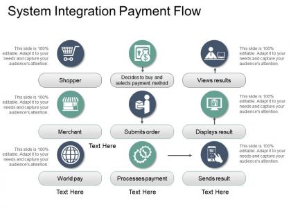 System integration payment flow good ppt example