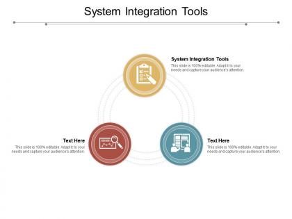 System integration tools ppt powerpoint presentation icon topics cpb