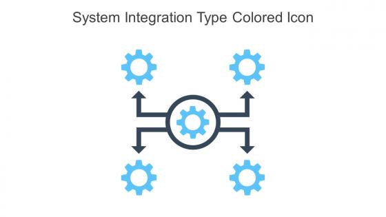 System Integration Type Colored Icon In Powerpoint Pptx Png And Editable Eps Format