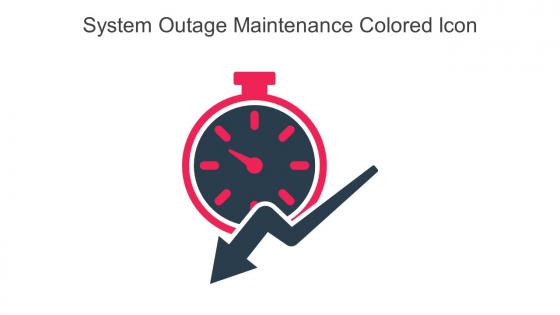 System Outage Maintenance Colored Icon In Powerpoint Pptx Png And Editable Eps Format
