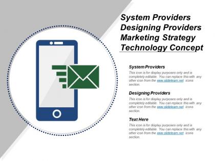 System providers designing providers marketing strategy technology concept
