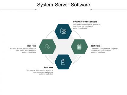 System server software ppt powerpoint presentation inspiration cpb