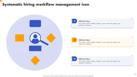 Systematic Hiring Workflow Management Icon
