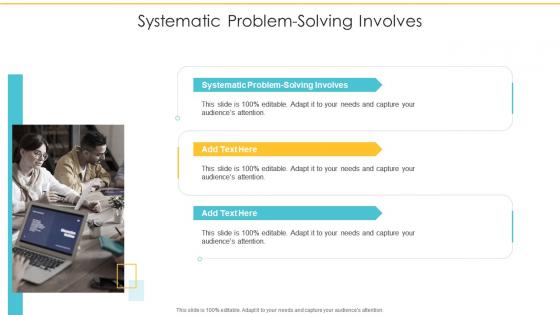Systematic Problem Solving Involves In Powerpoint And Google Slides Cpb