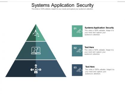 Systems application security ppt powerpoint presentation pictures graphic tips cpb