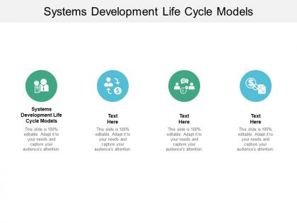 Systems development life cycle models ppt powerpoint presentation graphics cpb
