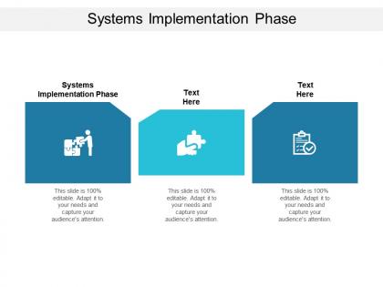 Systems implementation phase ppt powerpoint presentation portfolio graphics download cpb