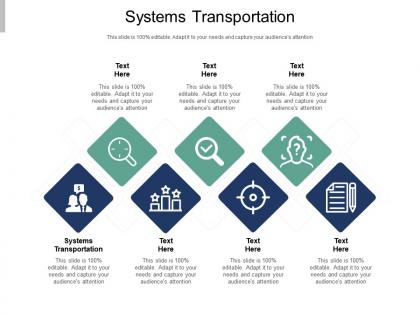 Systems transportation ppt powerpoint presentation file picture cpb