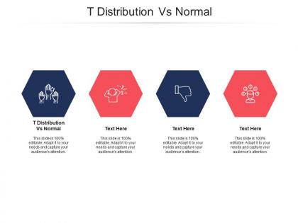 T distribution vs normal ppt powerpoint presentation show elements cpb
