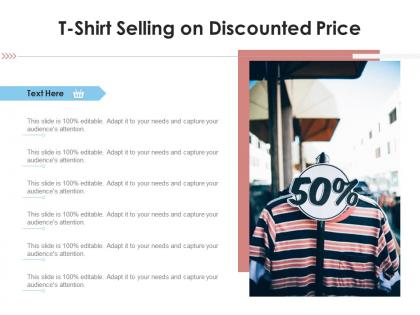 T shirt selling on discounted price