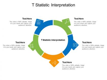 T statistic interpretation ppt powerpoint presentation show diagrams cpb