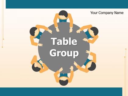 Table group rectangular round employees shaped oval