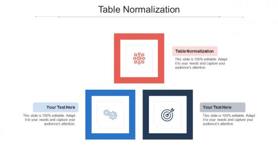 Table normalization ppt powerpoint presentation samples cpb