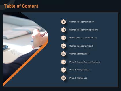 Table of content management m1274 ppt powerpoint presentation themes