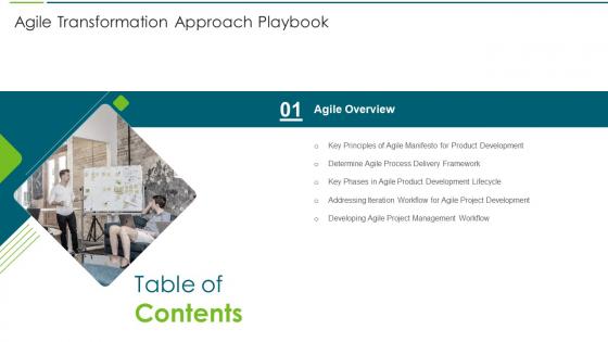 Table Of Contents Agile Transformation Approach Playbook