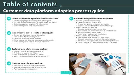 Table Of Contents Customer Data Platform Adoption Process Guide