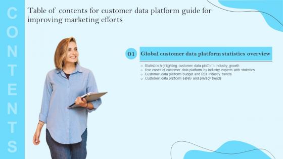 Table Of Contents Customer Data Platform Guide For Improving Marketing Efforts MKT SS