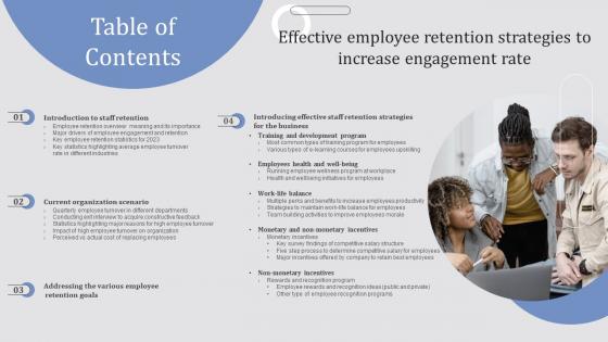 Table Of Contents Effective Employee Retention Strategies To Increase Engagement Rate