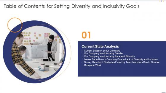 Table Of Contents For Setting Diversity Goals