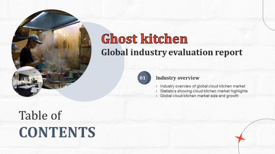 Table Of Contents Ghost Kitchen Global Industry Evaluation Report