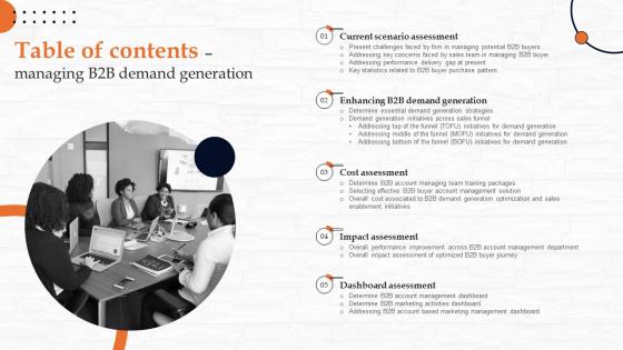 Table Of Contents Managing B2b Demand Generation