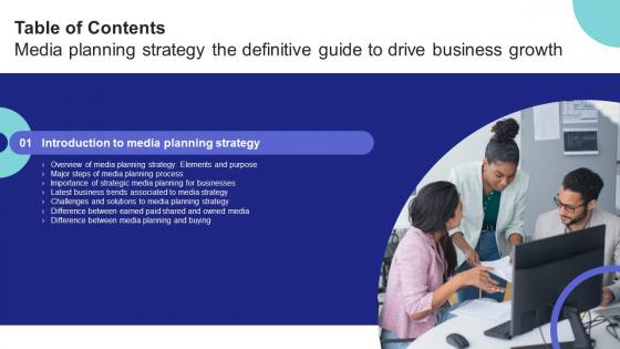 Table Of Contents Media Planning Strategy The Definitive Guide To Drive Business Growth Strategy SS V