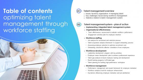 Table Of Contents Optimizing Talent Management Through Workforce Staffing