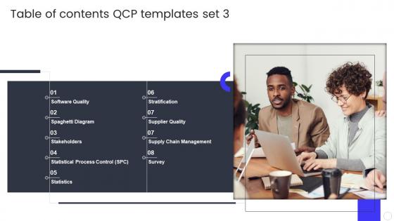 Table Of Contents QCP Templates Set 3 Ppt Powerpoint Presentation Model Samples