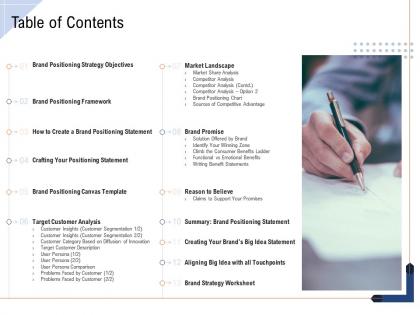 Table of contents reason to believe ppt powerpoint presentation pictures graphics