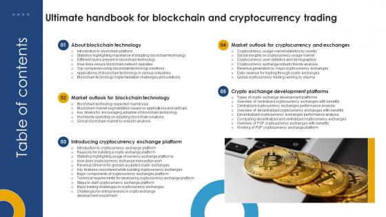 Table Of Contents Ultimate Handbook For Blockchain And Cryptocurrency Trading BCT SS V