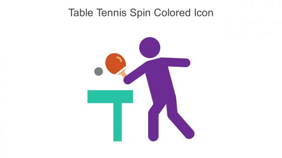 Table Tennis Spin Colored Icon In Powerpoint Pptx Png And Editable Eps Format