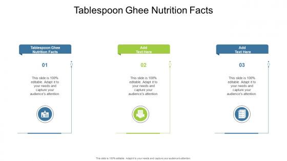 Tablespoon Ghee Nutrition Facts In Powerpoint And Google Slides Cpb