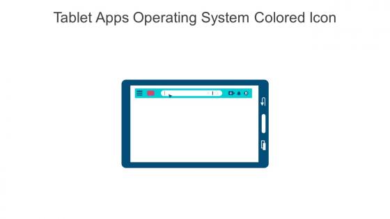 Tablet Apps Operating System Colored Icon In Powerpoint Pptx Png And Editable Eps Format