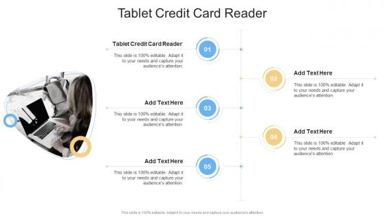 Tablet Credit Card Reader In Powerpoint And Google Slides Cpb