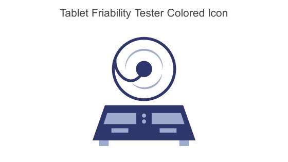 Tablet Friability Tester Colored Icon In Powerpoint Pptx Png And Editable Eps Format
