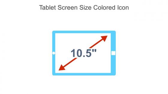 Tablet Screen Size Colored Icon In Powerpoint Pptx Png And Editable Eps Format