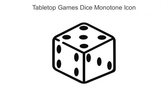Blank White Dice  Great PowerPoint ClipArt for Presentations 